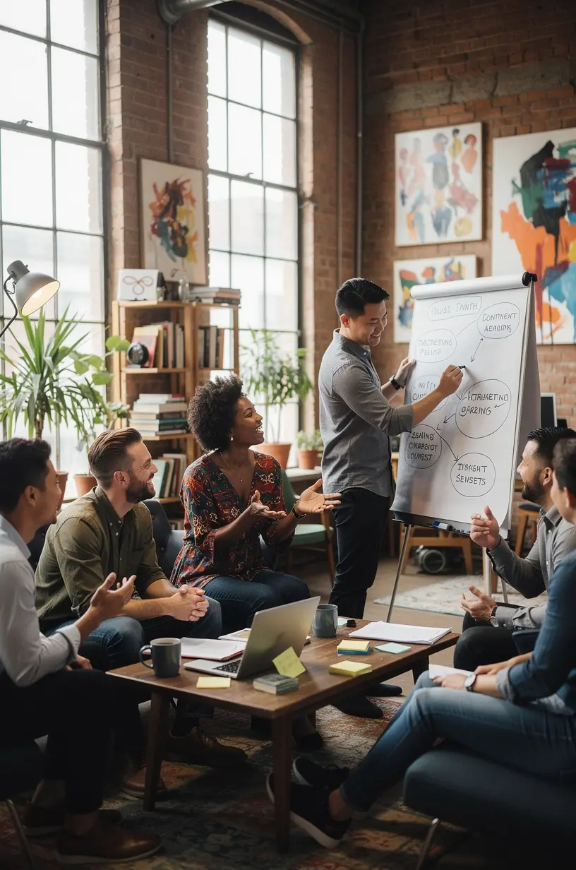 Professional team collaboration